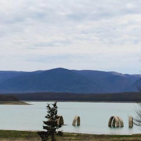 В Севастополе паводки рекордно наполнили Чернореченское водохранилище  